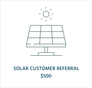 Solar Referral Program Symbol $500