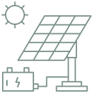 Solar Energy Process Symbol